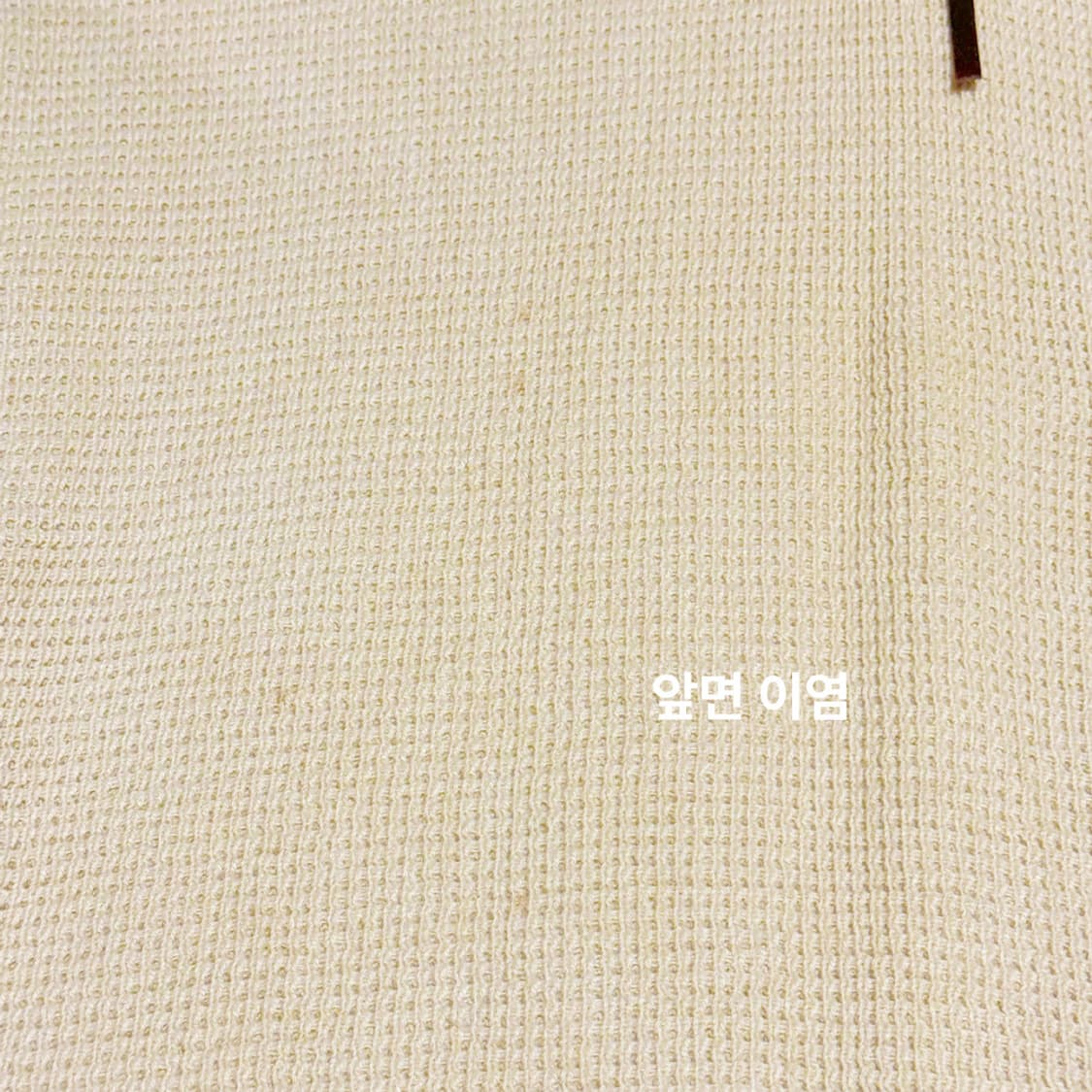 크림 와플 레이스업 니트 티 상품이미지6