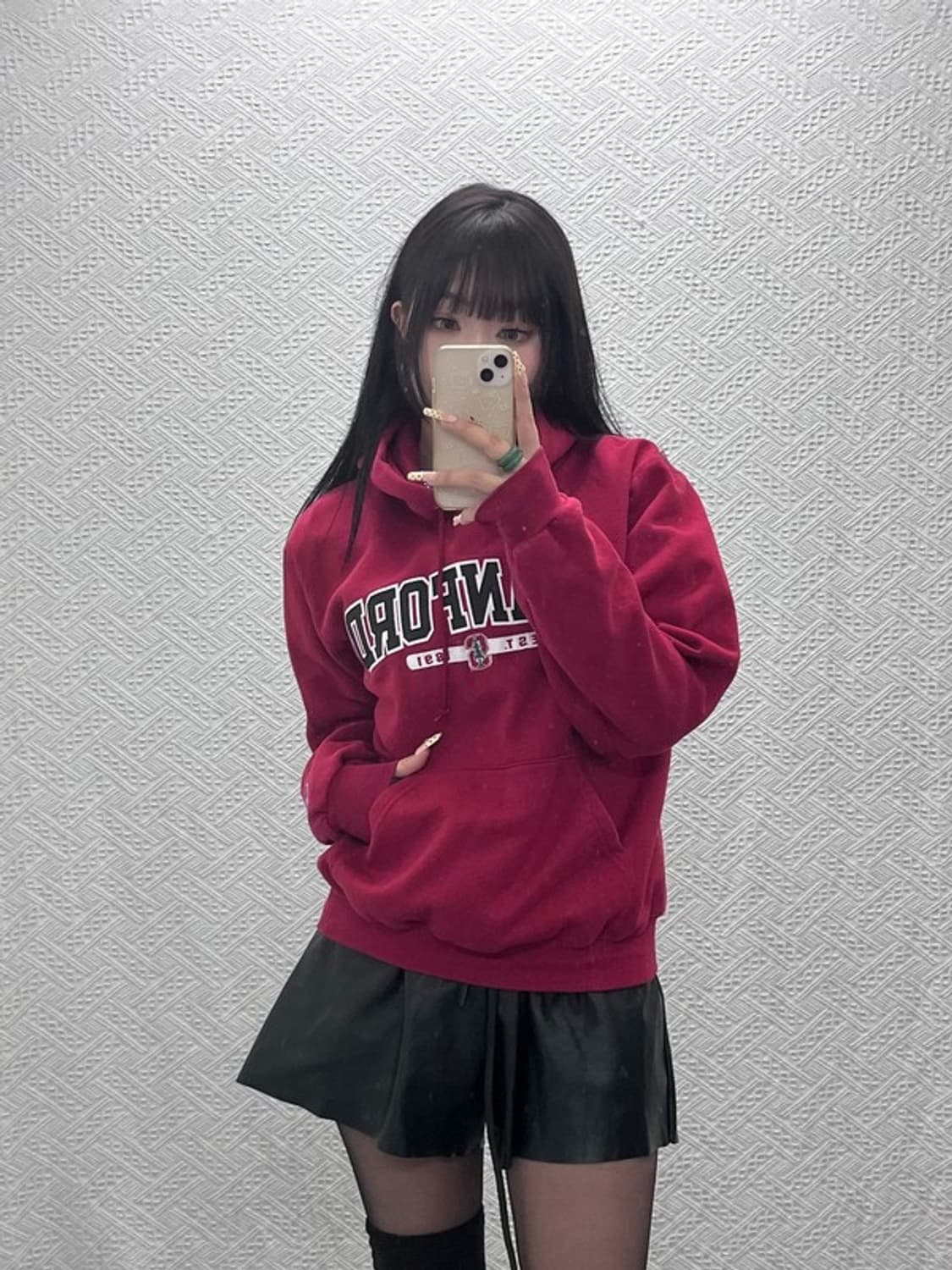 챔피온 어센틱 올드스쿨 레트로 스탠포드 약기모 후드티 S C09689 상품이미지1