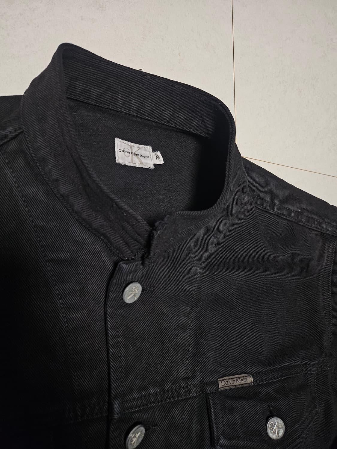 올드 캘빈클라인 타입3 데님자켓 made in USA 상품이미지3