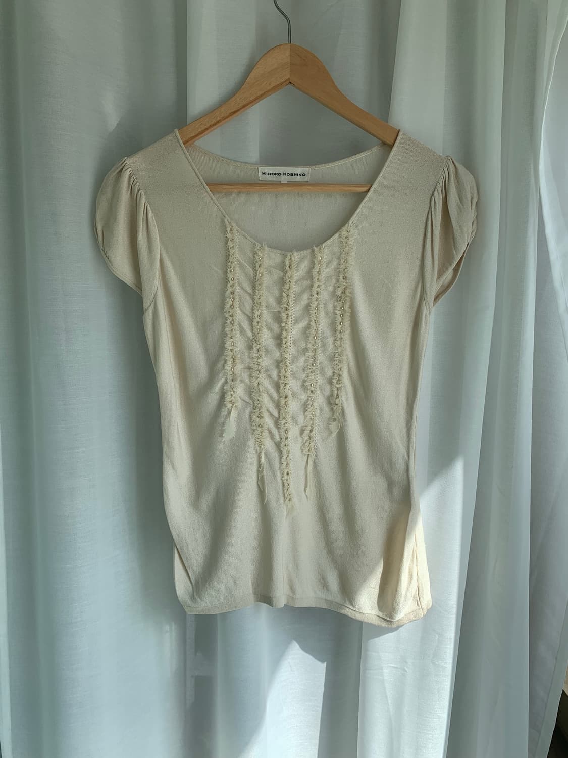Hiroko Koshino cubic frill half knit 상품이미지1