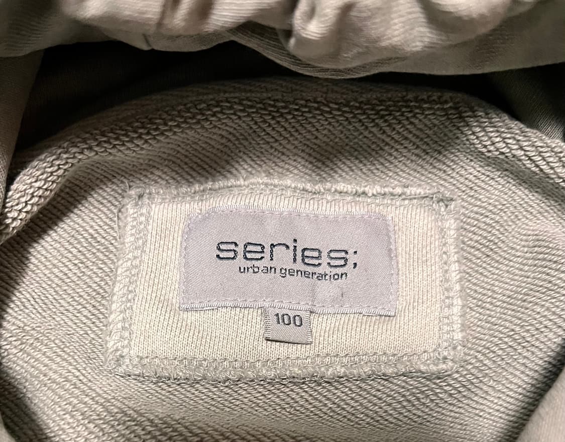 시리즈 Series 회색 후드티 100 상품이미지2