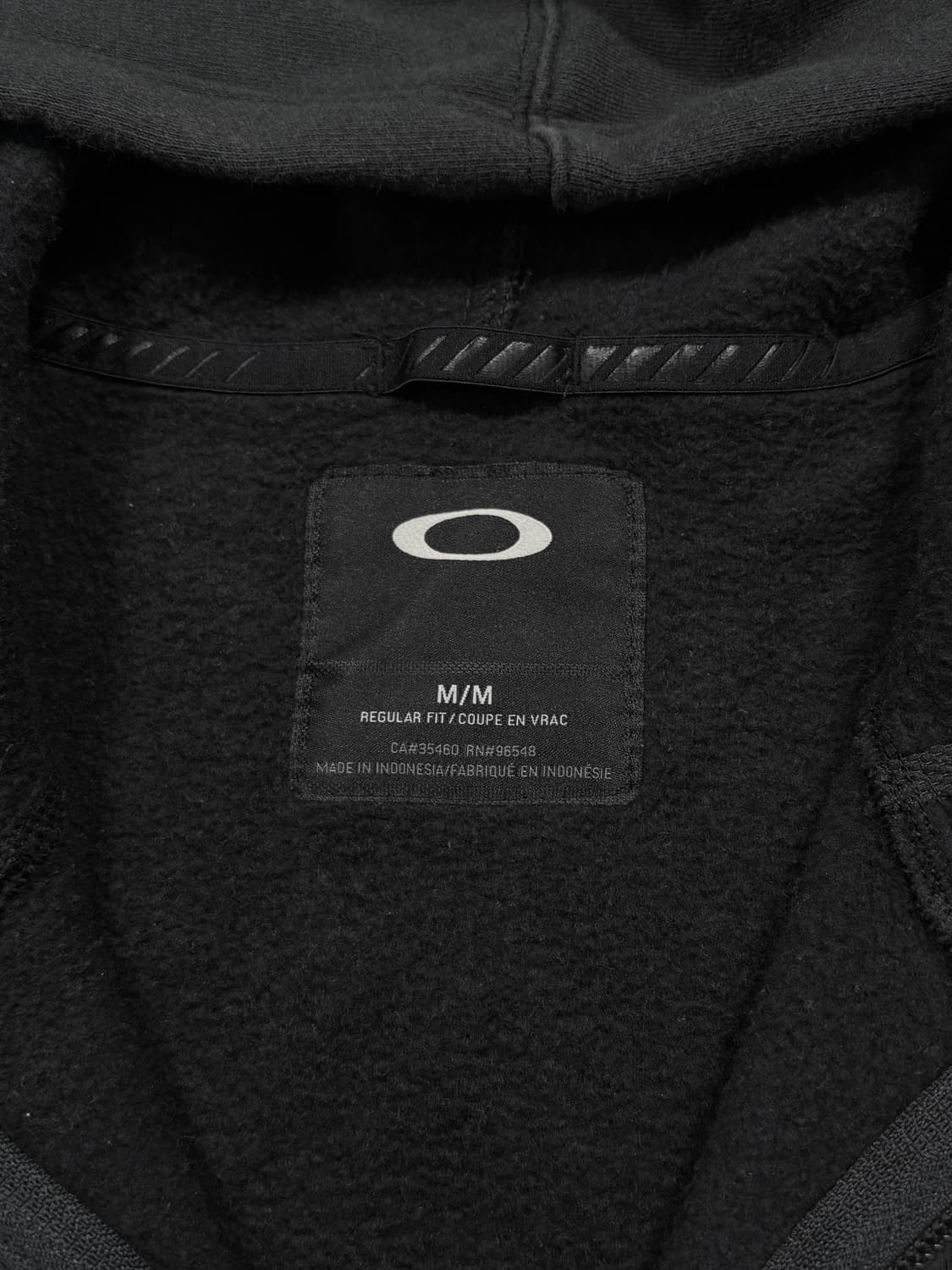 오클리 로고 블랙 후드집업 상품이미지5