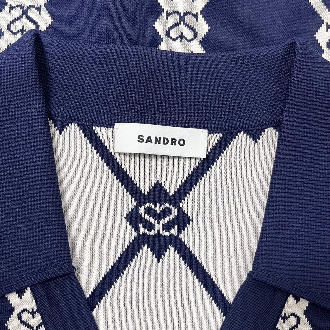 산드로(SANDRO) 자카드 니트 미니 원피스 상품이미지7