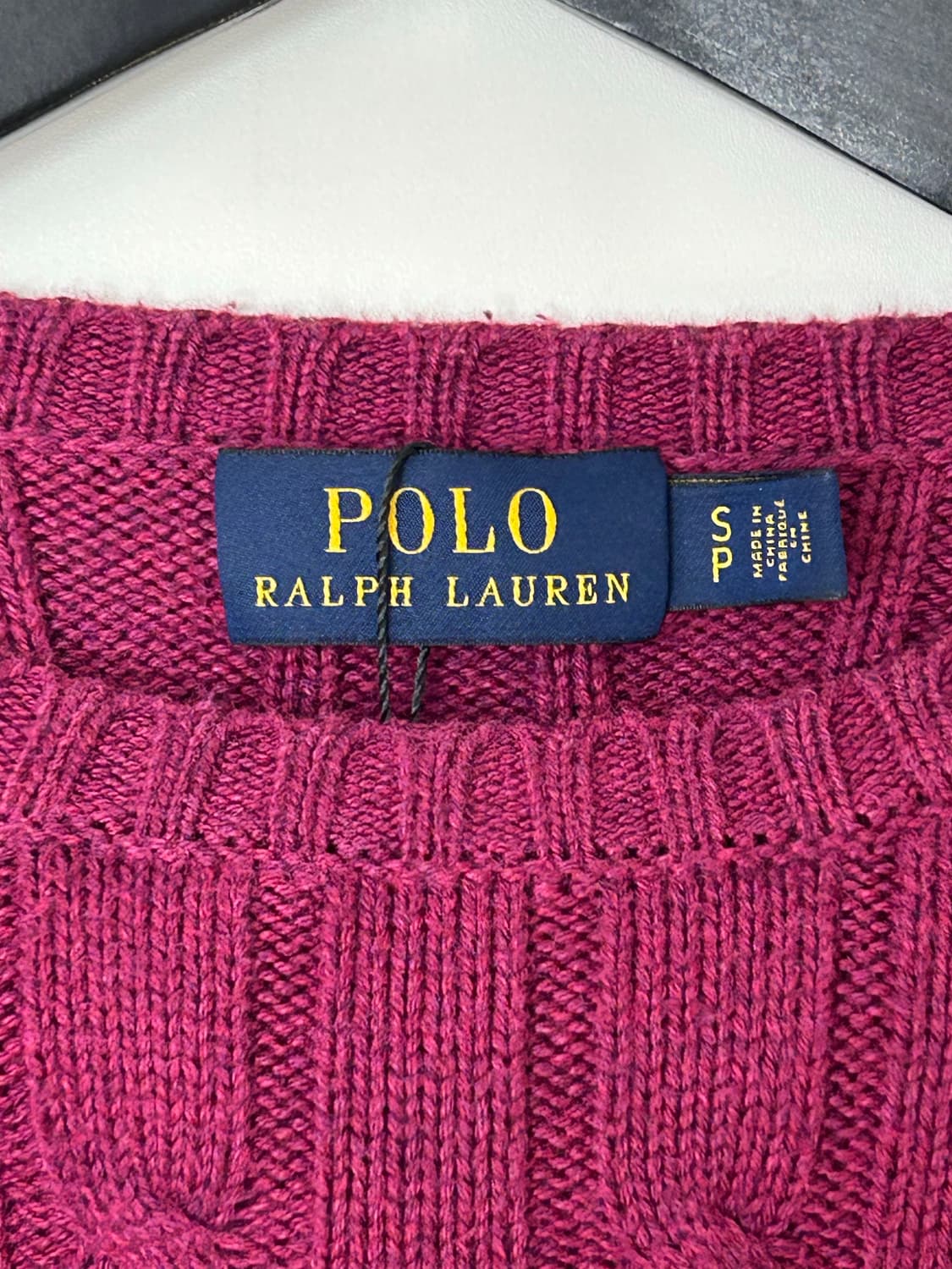 Polo 폴로 랄프로렌 퍼플 케이블 니트  상품이미지5