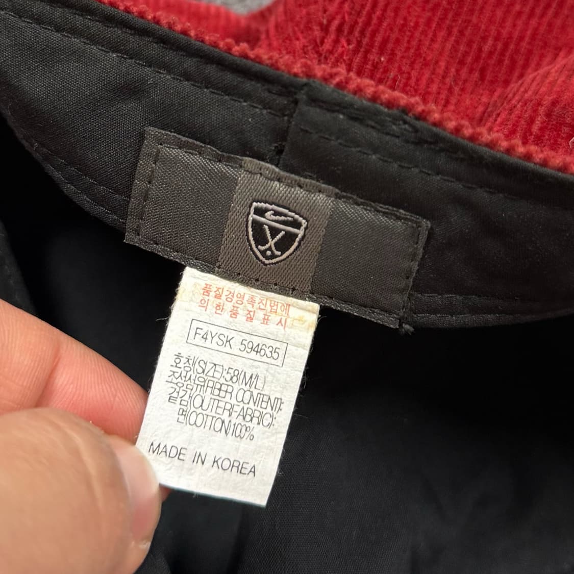 00's Nike 나이키 올드스쿨 코듀로이 헌팅캡 상품이미지5