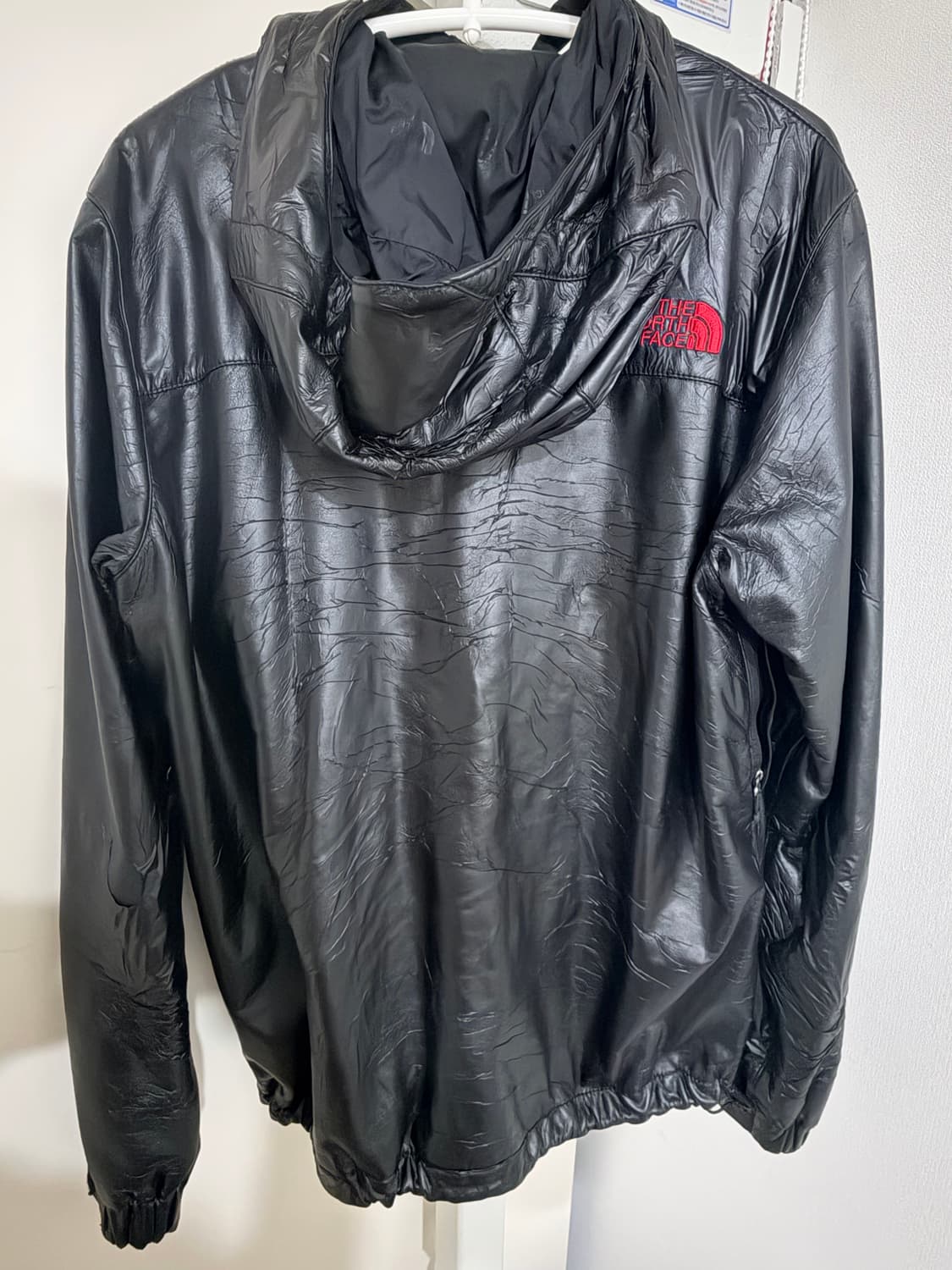 빈티지 노스페이스 퍼플라벨 레더집업 상품이미지2