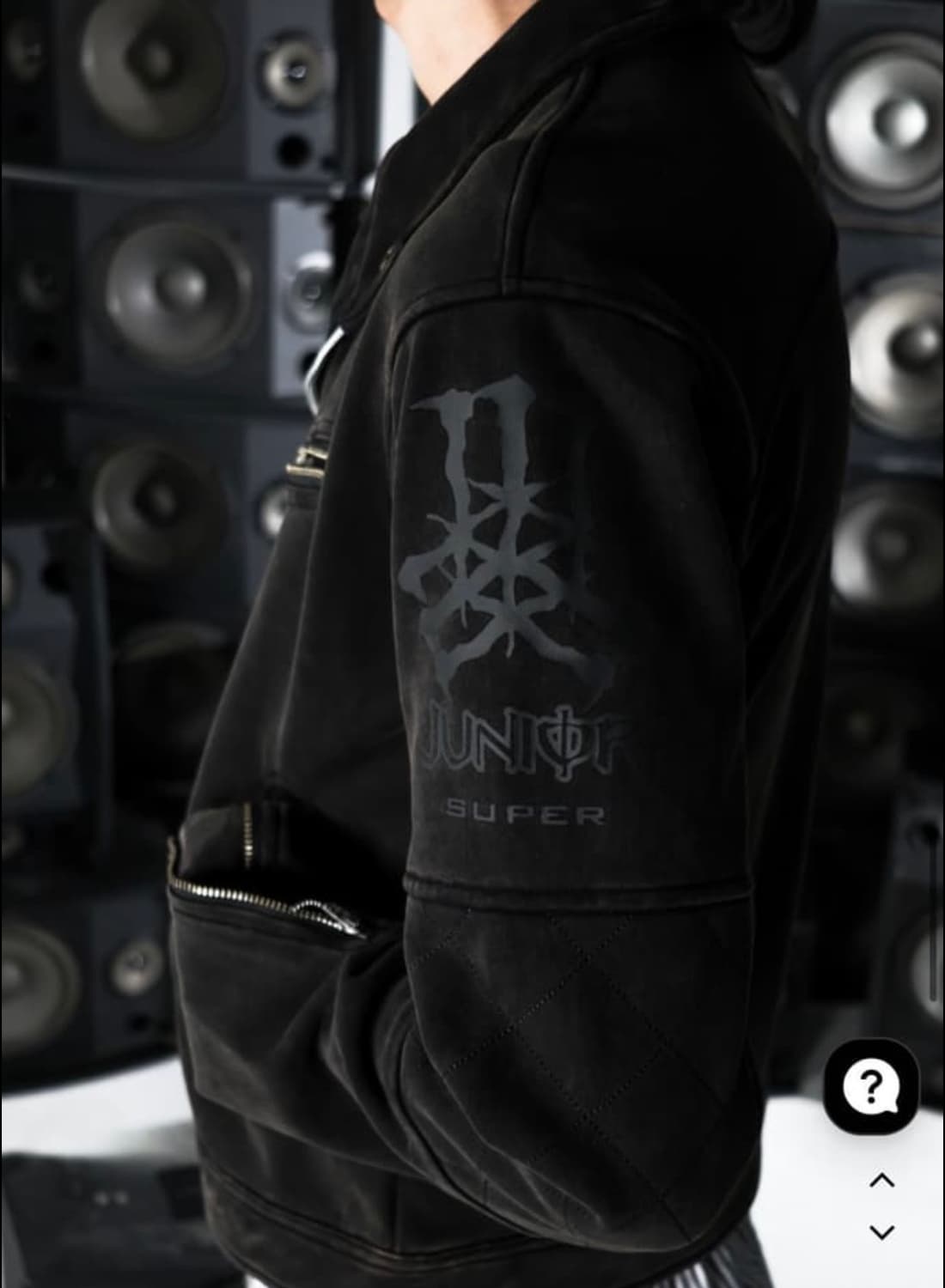 [b.access] Washed Black Moti Zip Jacket 상품이미지5