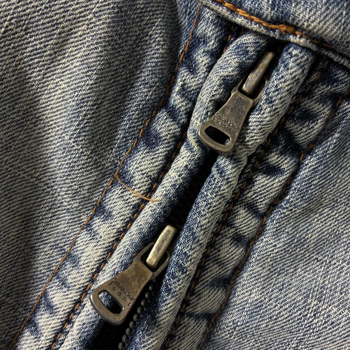 CK 캘빈 클라인 진스 포켓 바이커 트러커 데님 자켓 상품이미지5