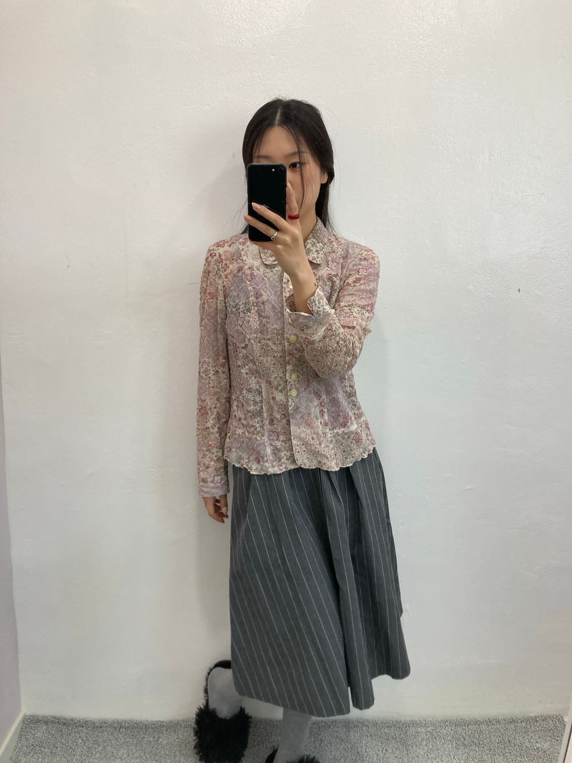 플라워 블라우스 상품이미지2