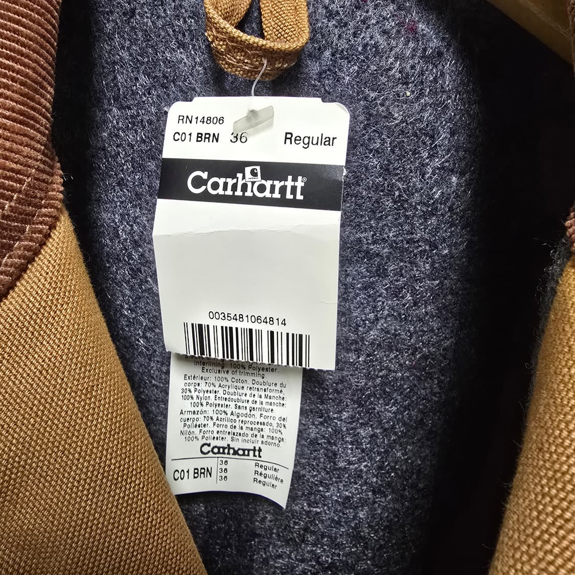 칼하트 C01 brn 데드스탁 상품이미지2