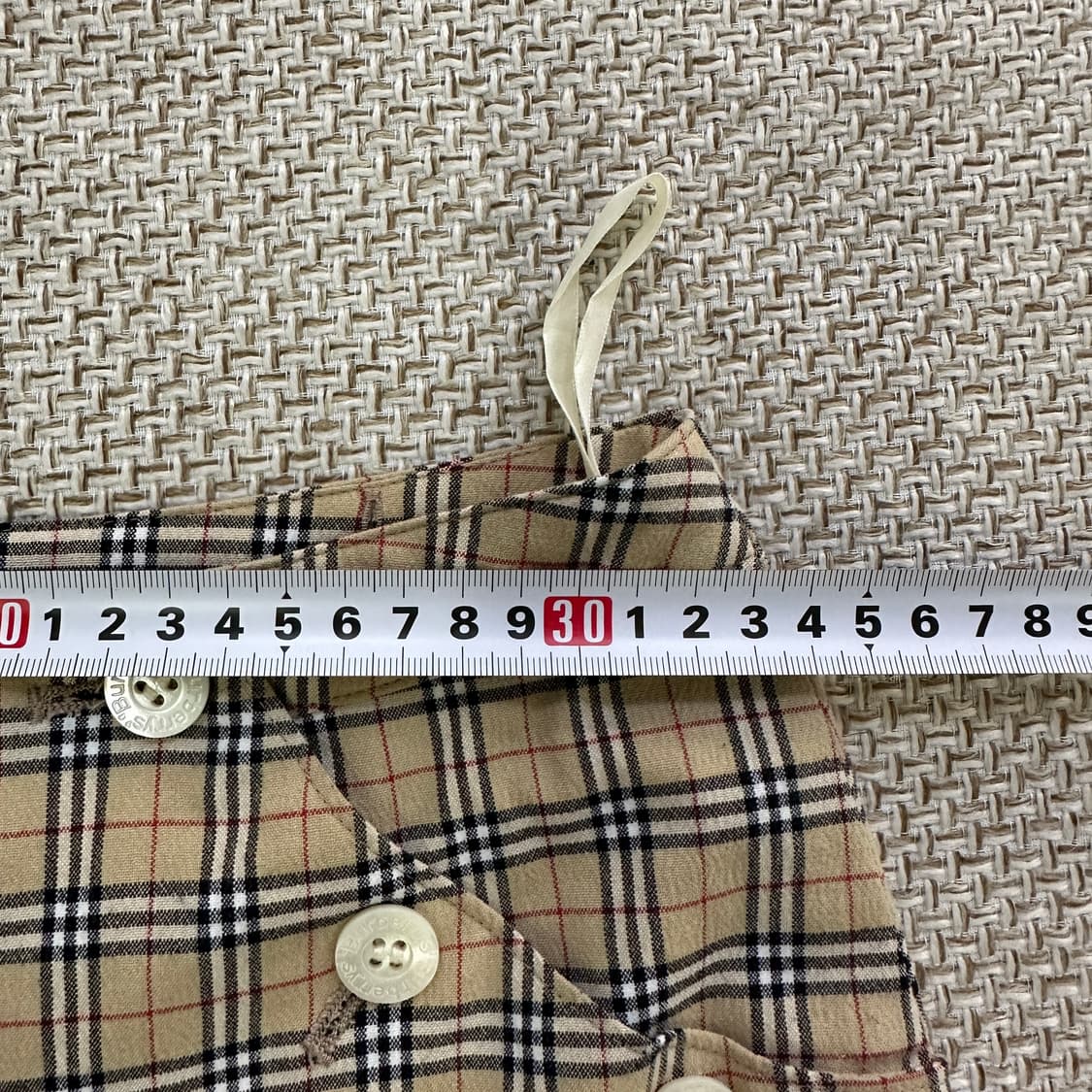 실측확인 버버리 노바체크 스커트 0420D 상품이미지7