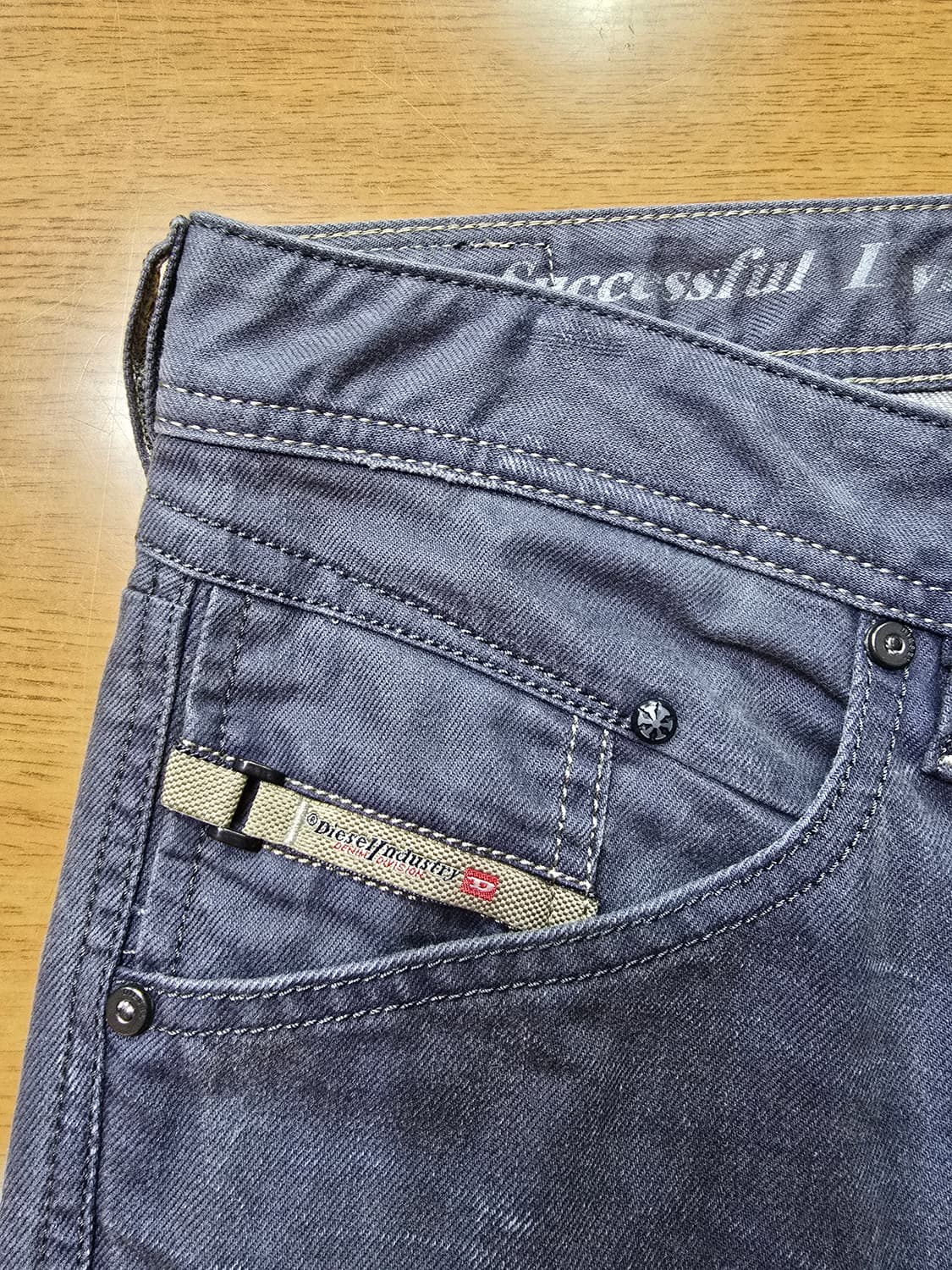 (32)[DIESEL] 디젤 벨더 데님 그레이바지 상품이미지4