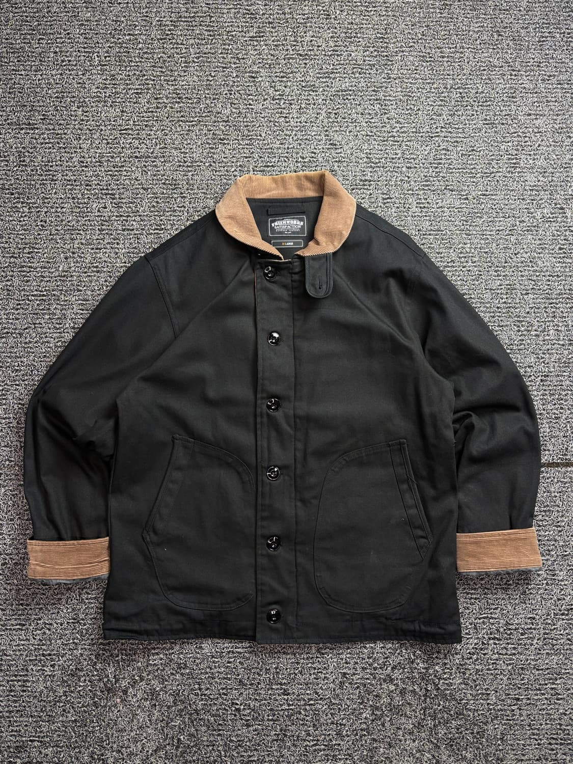 프리즘웍스 아메카지 코듀로이 카라 코튼 덱 자켓 2531 상품이미지2