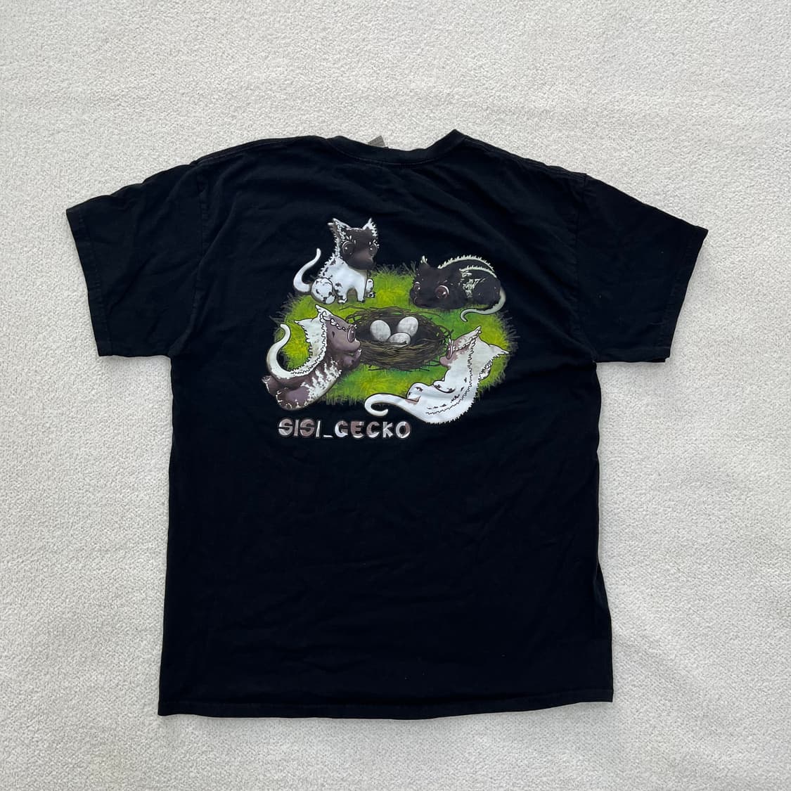 L 길단 그래픽 반팔 티셔츠 0303M 상품이미지4