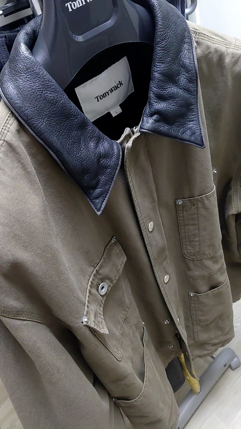 토니웩 레더 카라 유틸리티 자켓 상품이미지3