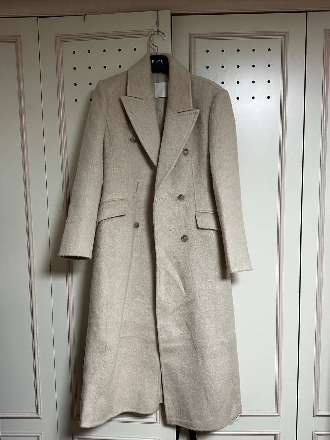 루시르주 울 맥시 코트 라이트베이지 상품이미지2