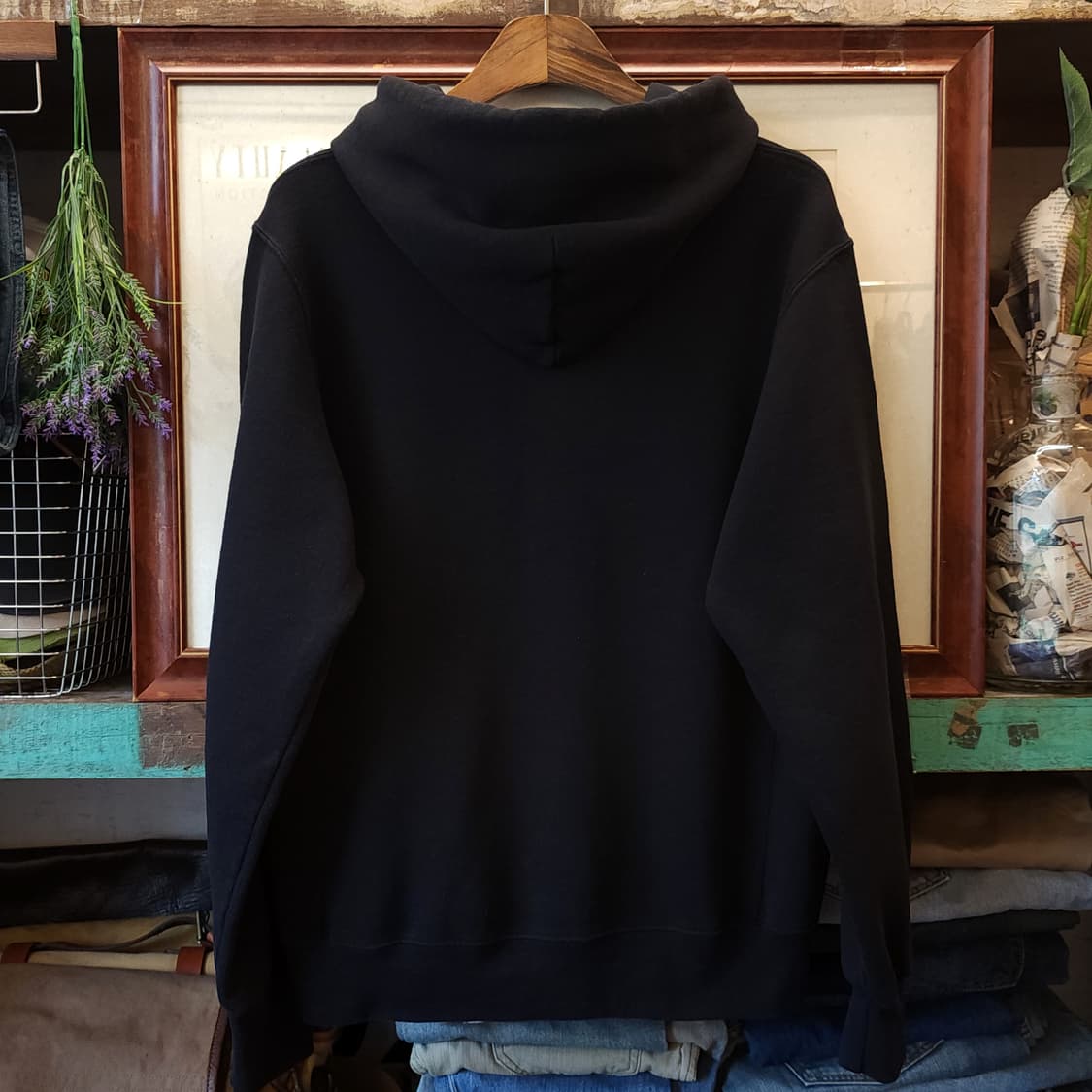 90s 러셀 후드 스웻셔츠 펜스테이트 빈티지 레터링 스웻셔츠 M 상품이미지3