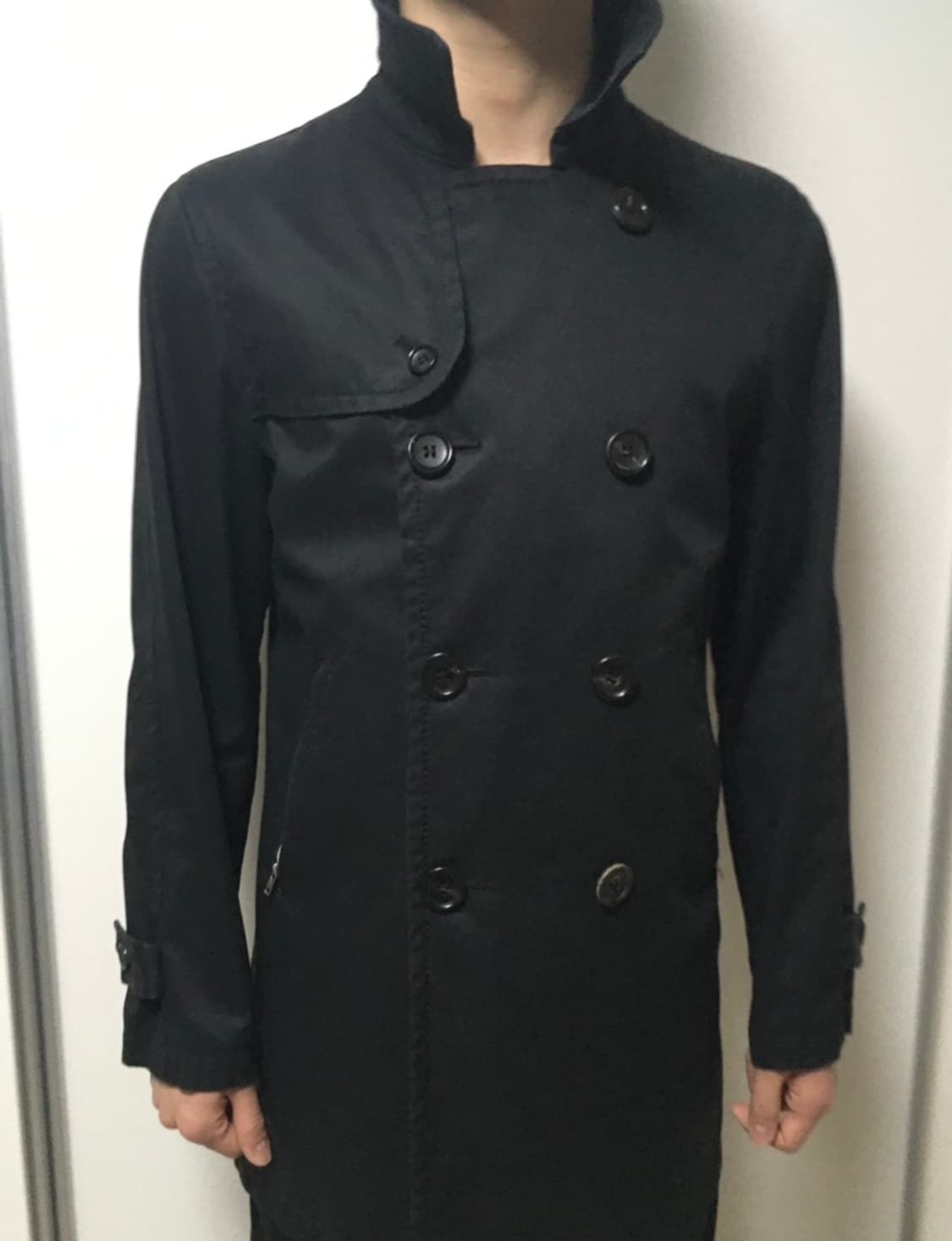 꼼데가르송 옴므 고어 윈드스토프 피코트 상품이미지2