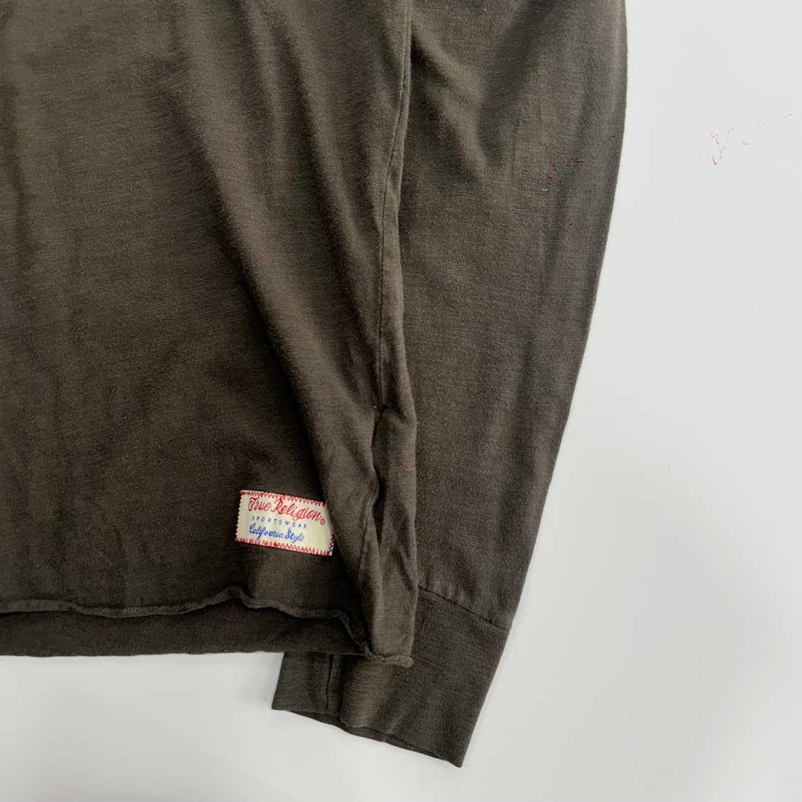 Truereligion 트루릴리젼 백포인트 버튼스냅 브라운 슬리브  상품이미지7