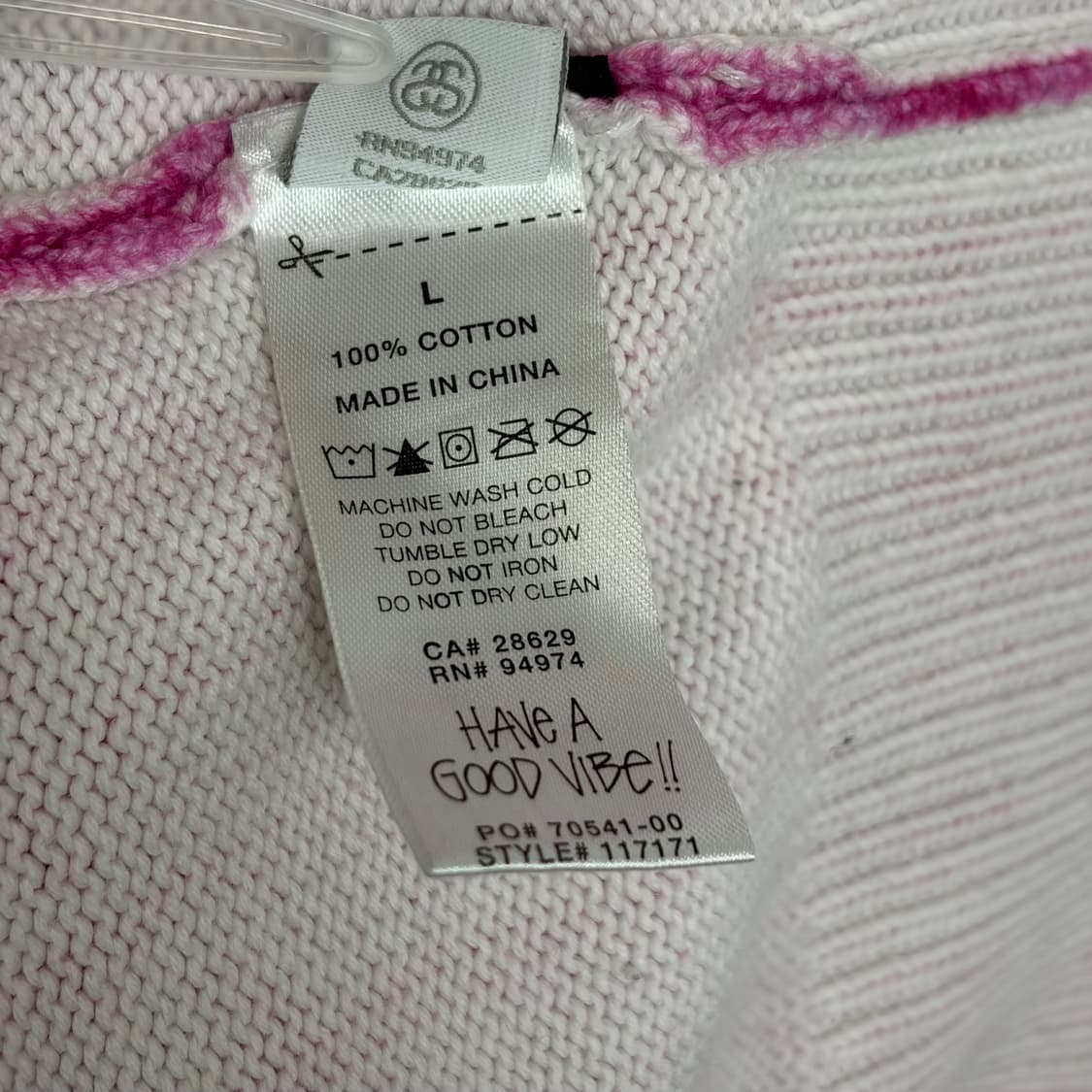 스투시 퍼 프린팅 니트 티셔츠 상품이미지7