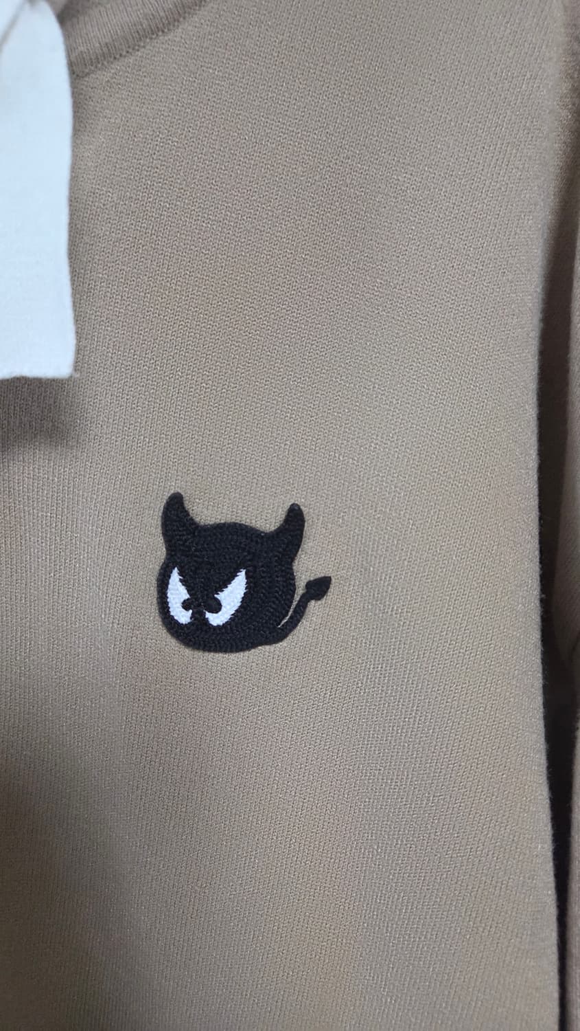 WACC 왁 와키 자수 후드 니트 집업 상품이미지5