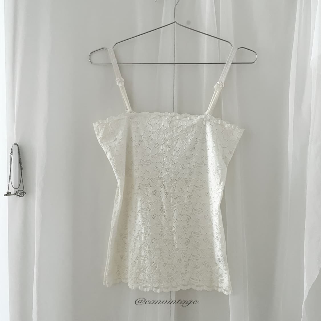 white lace ribbon sleeveless 상품이미지5