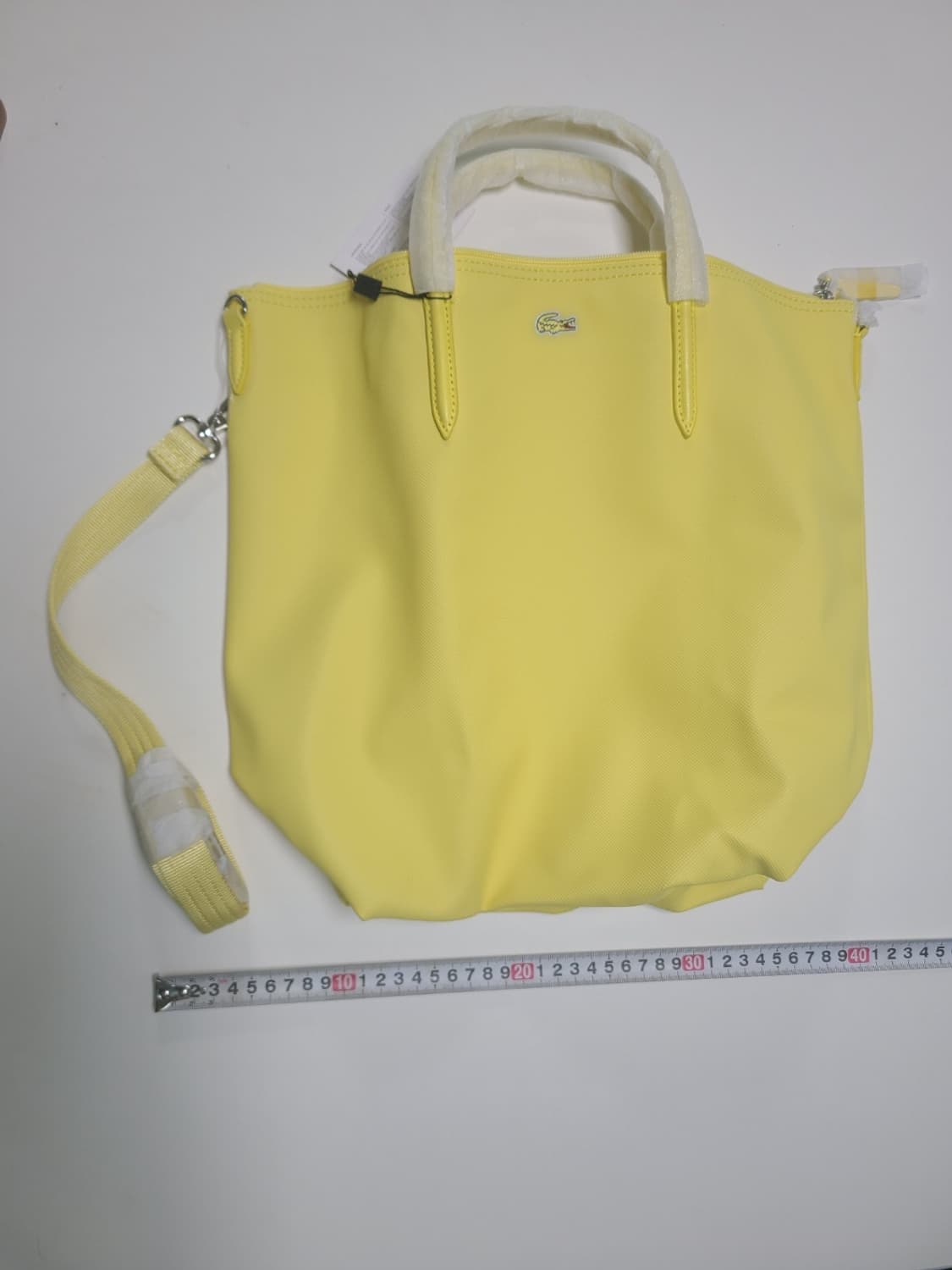라코스테 버티컬 쇼퍼백 (선샤인 옐로우) 상품이미지2