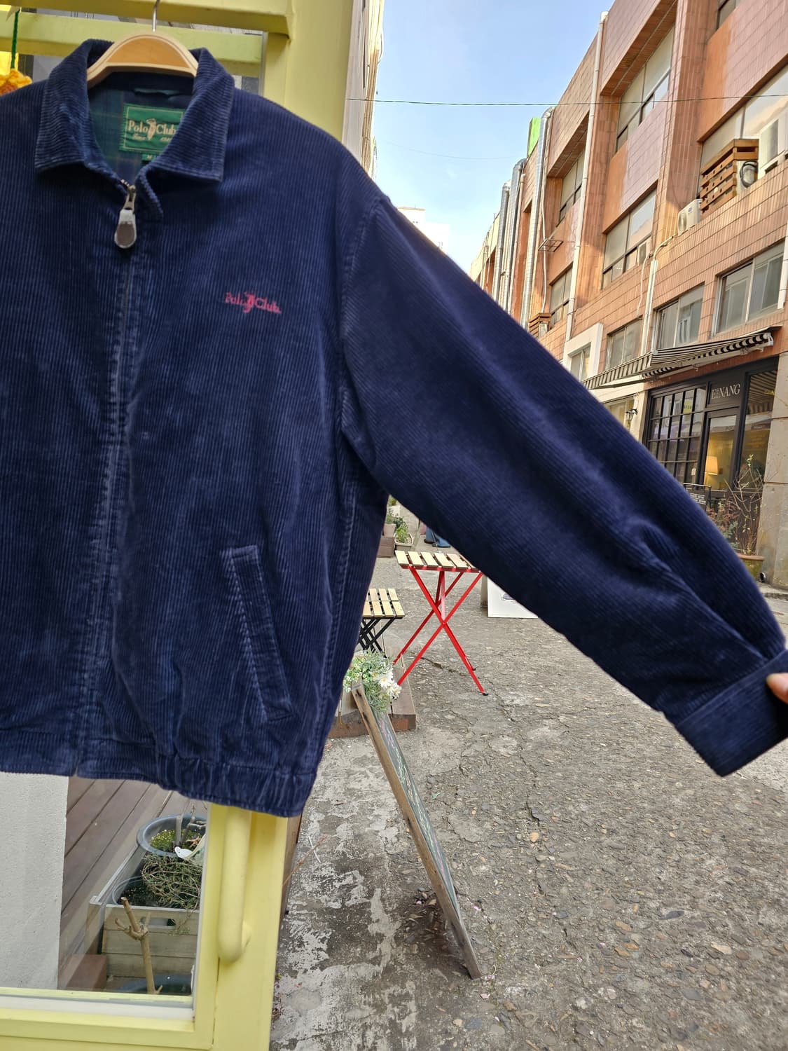 Polo club 네이비 코듀로이 블루종 상품이미지6
