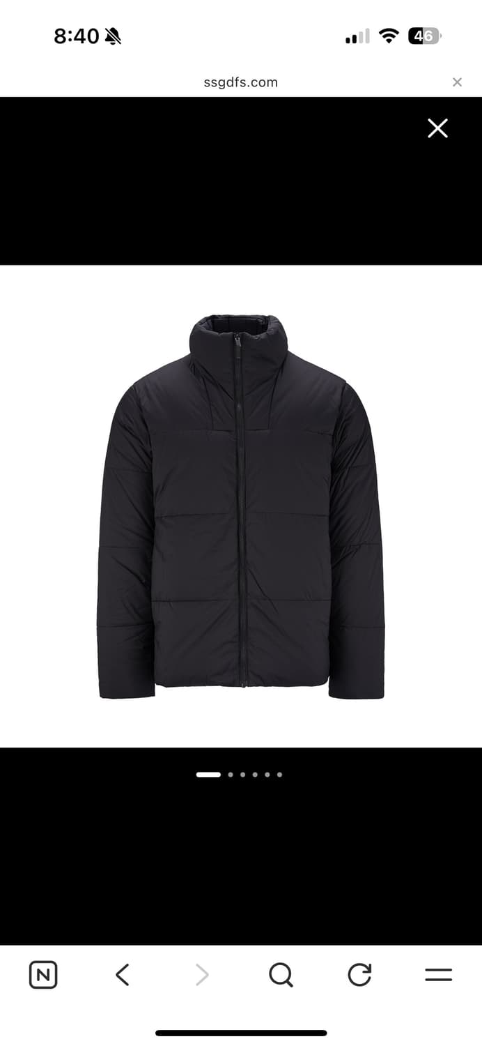 아크테릭스 베일런스 컨듀잇 블랙 패딩 라지사이즈  상품이미지2