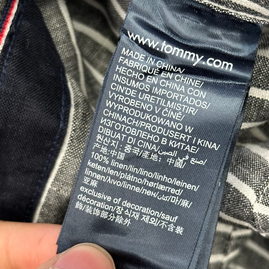 M 타미힐피거 스프라이트 린넨셔츠 상품이미지5