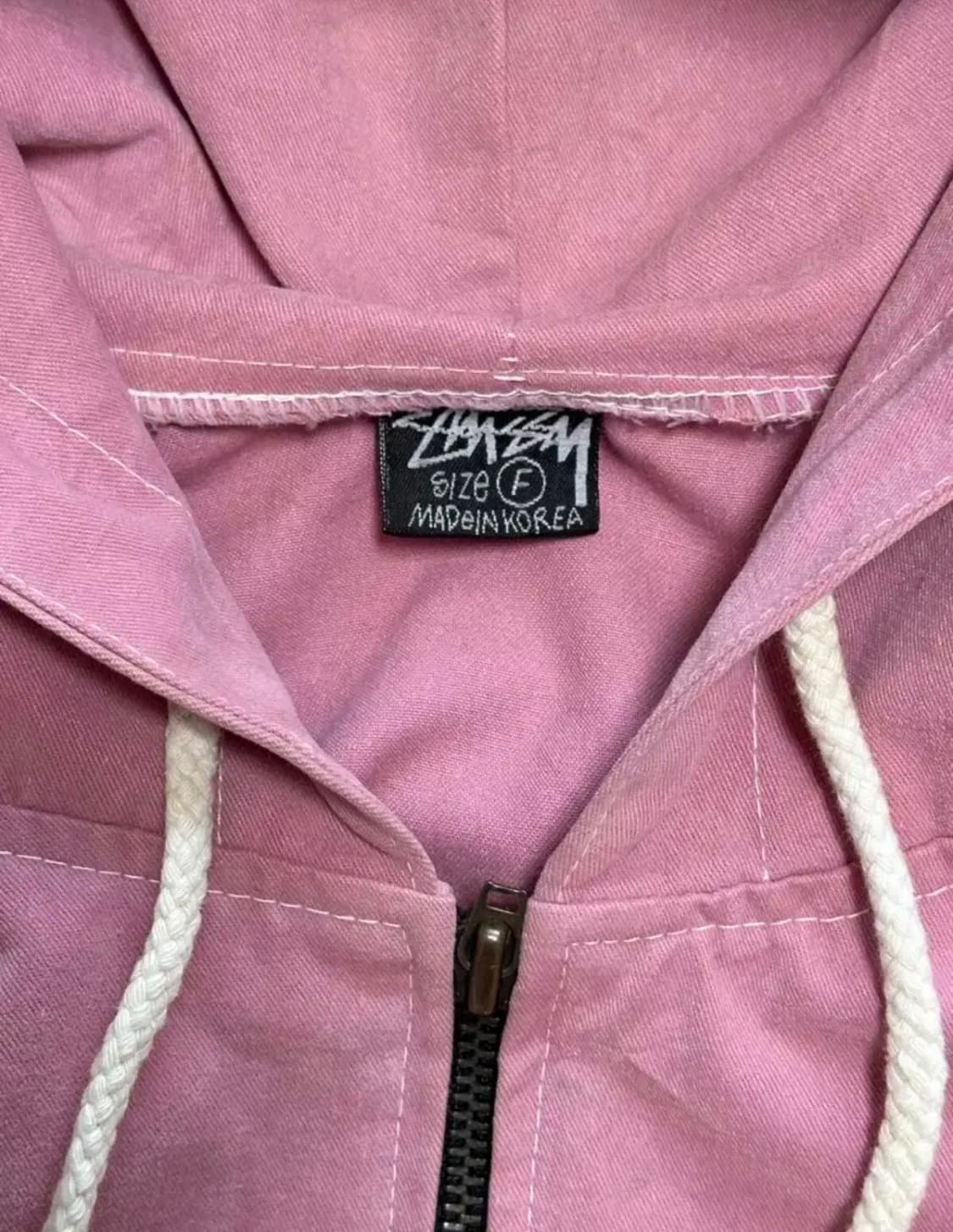 80s 스투시 빈티지 라스타 집업 후드 상품이미지6