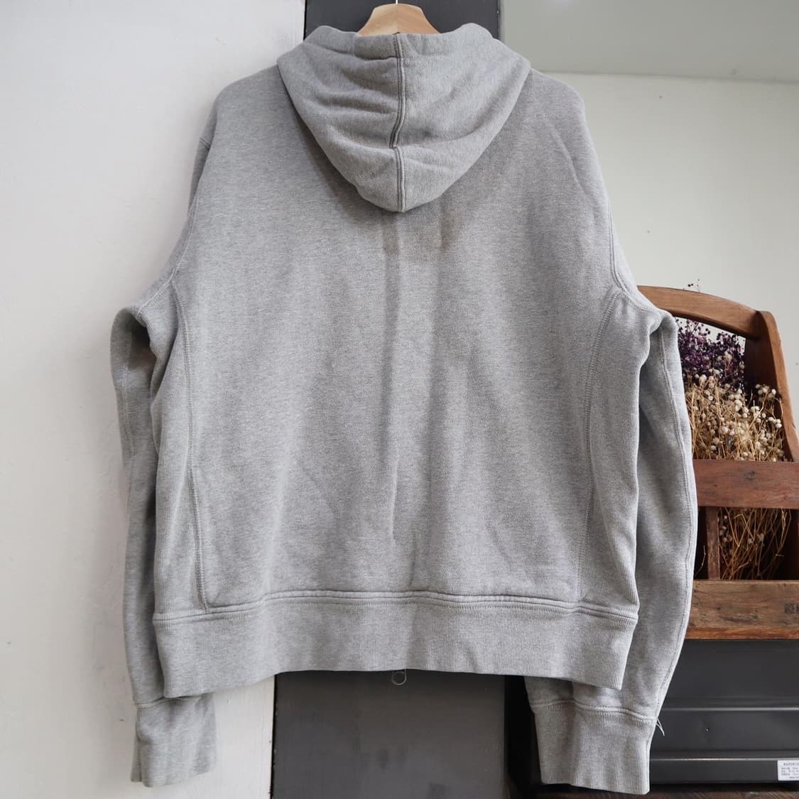 폴로 그레이 후드집업 상품이미지4