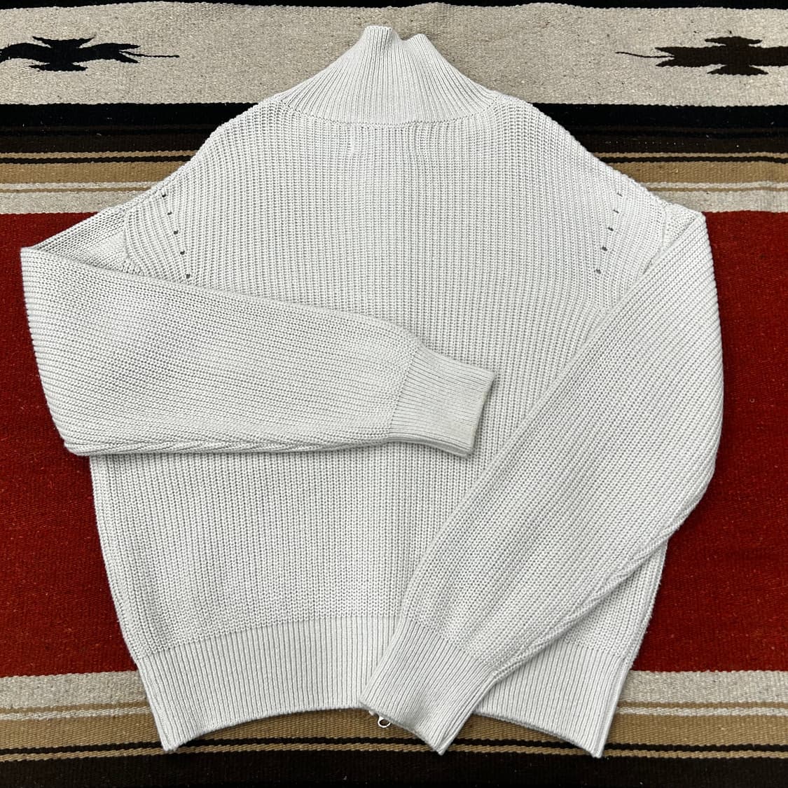 토니웩 알파카 집업 니트 상품이미지2