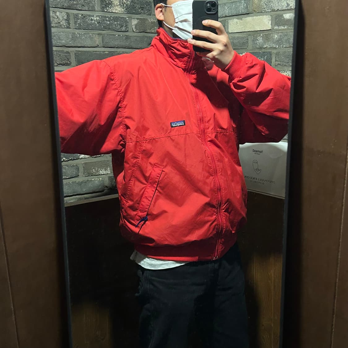 XL) 파타고니아 쉘드 신칠라 봄버 자켓 90s USA 상품이미지10