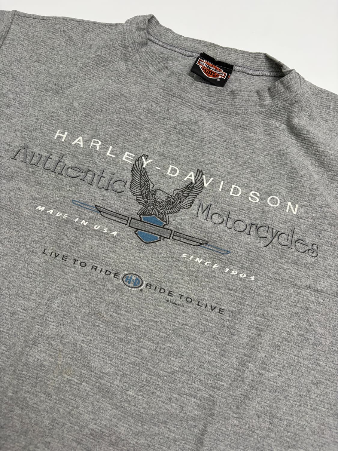 90s Harley Davidson Tee (grey) 상품이미지6