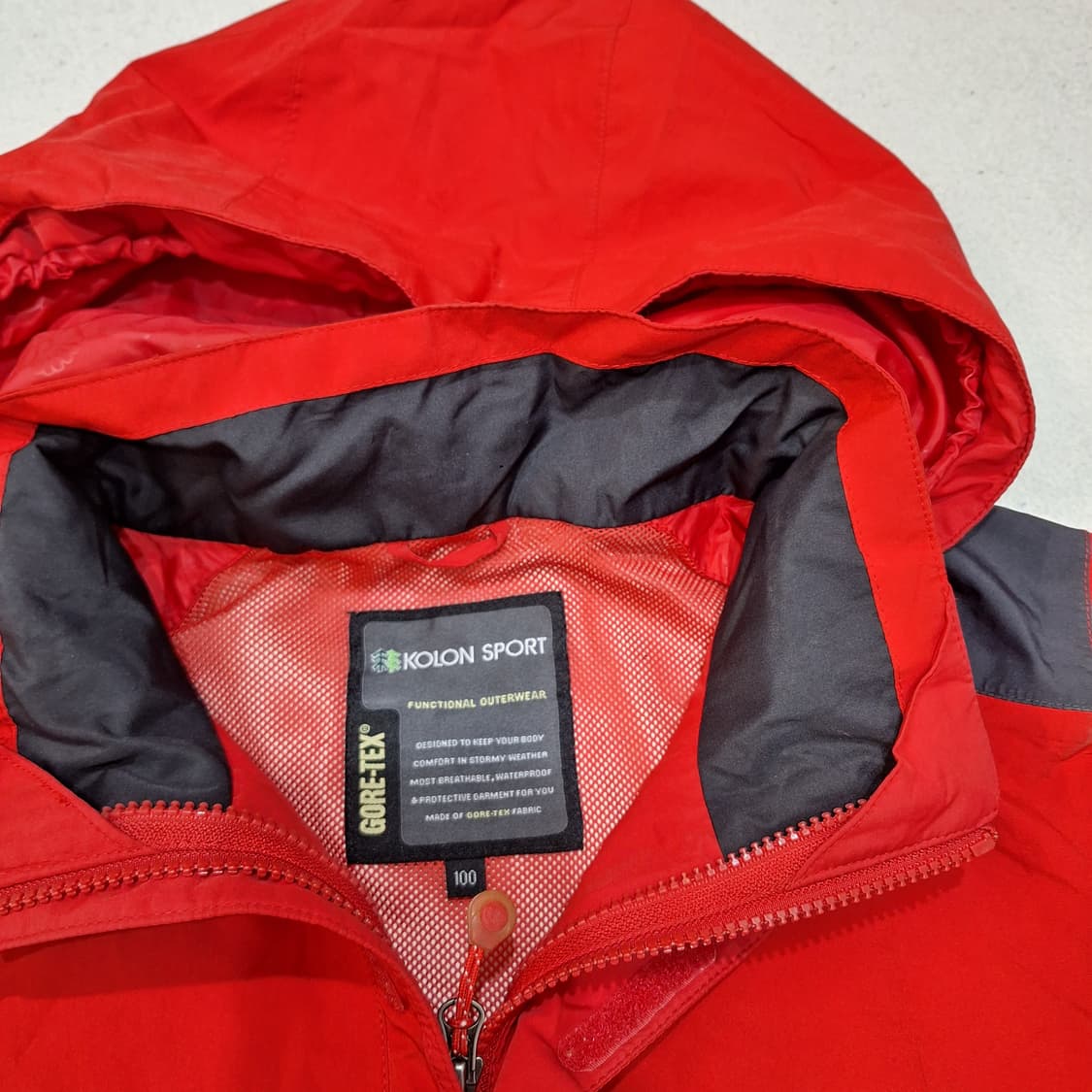 코오롱스포츠  바람막이100ㄴ 상품이미지2