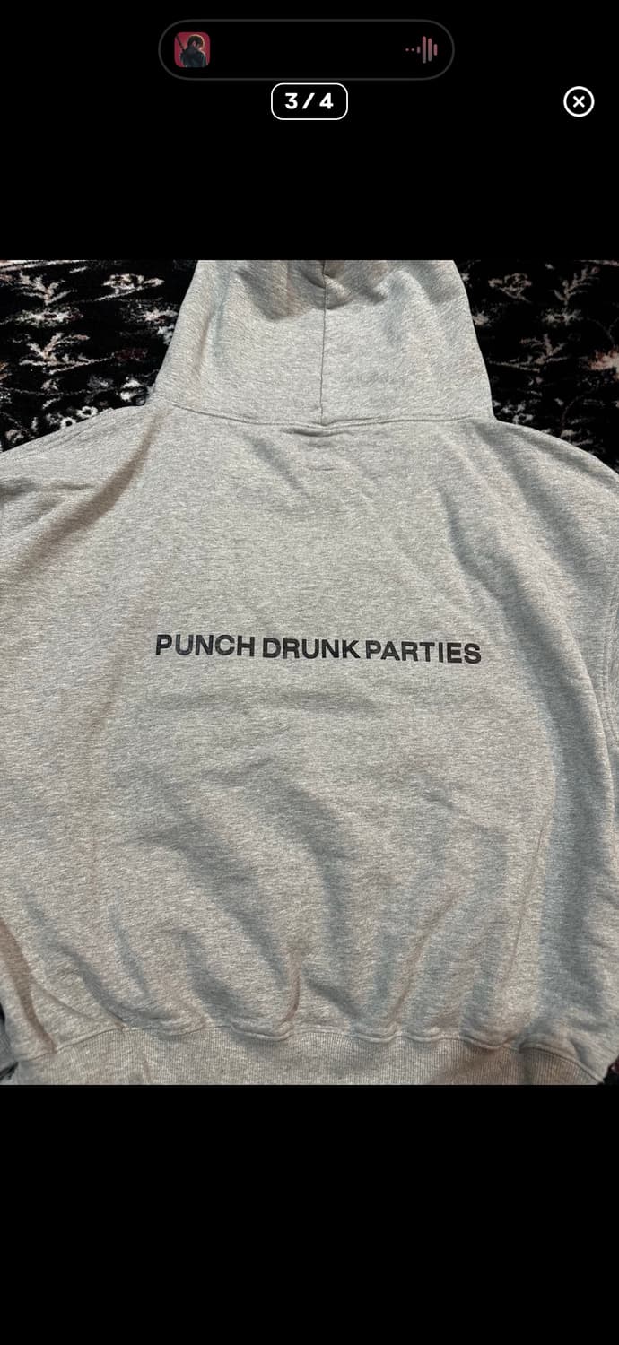 펀치드렁크파티즈 후드티 0사이즈 상품이미지4