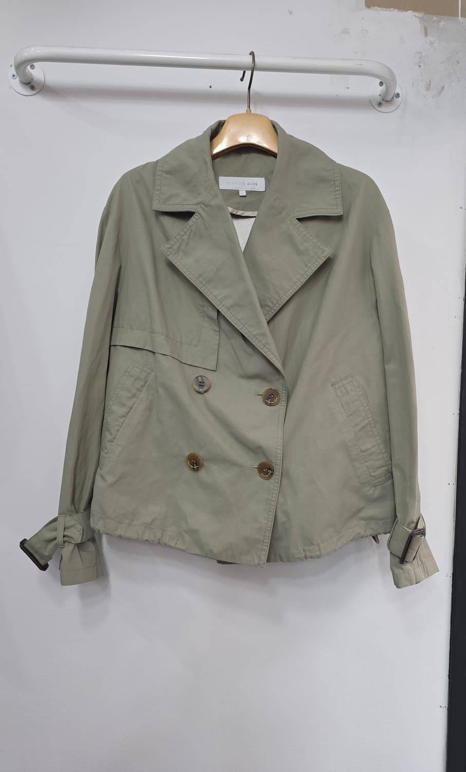 올리브데올리브 여성 트렌치 반코트 상품이미지1