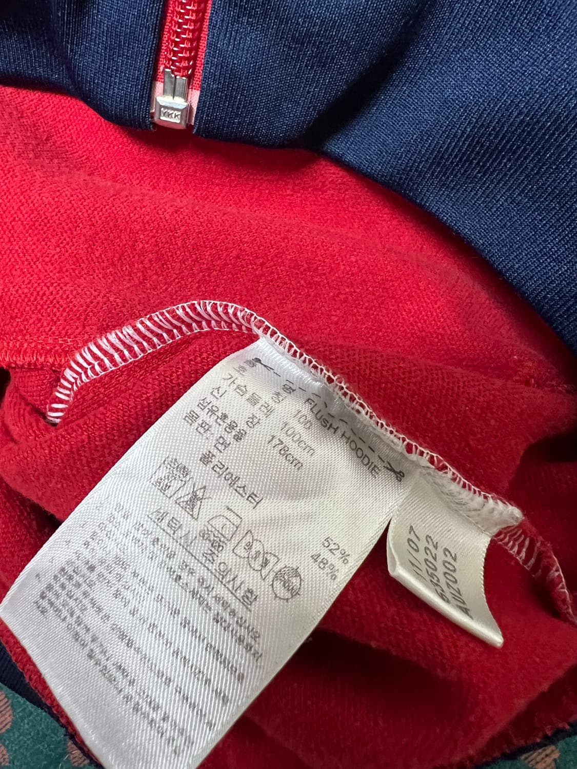 00s 아디다스 올드스쿨 화이트 구영국깔 후드집업 상품이미지4