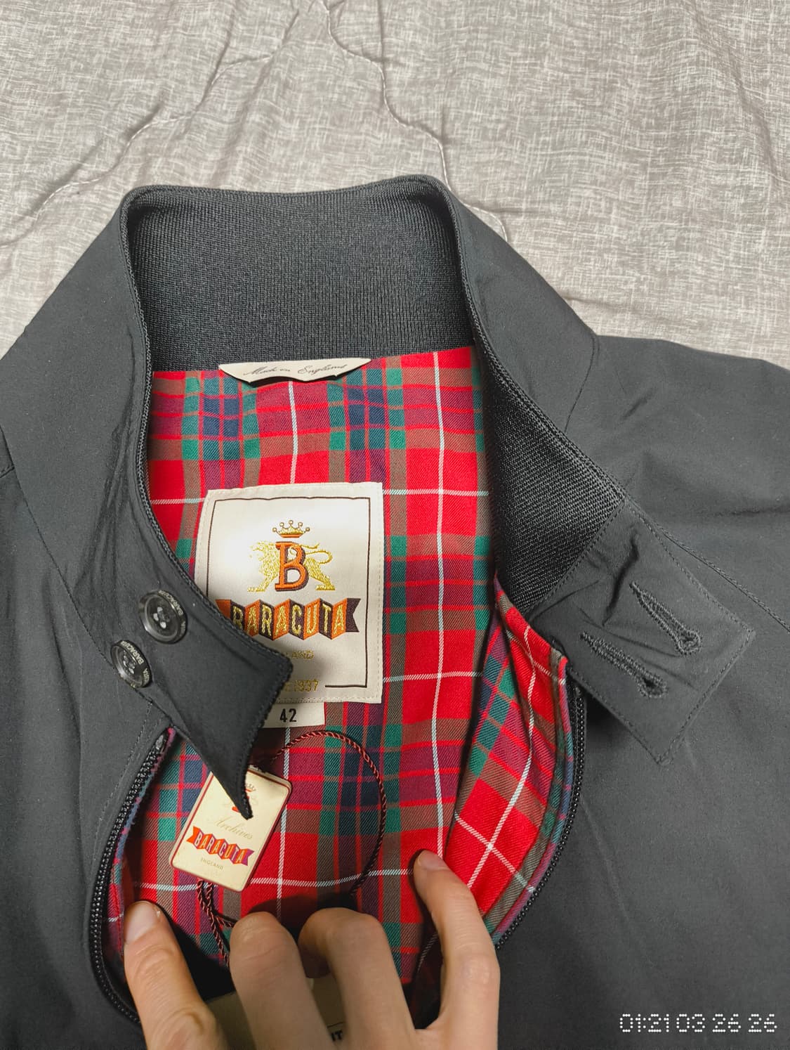 바라쿠타 어센틱핏 블랙 42 상품이미지3