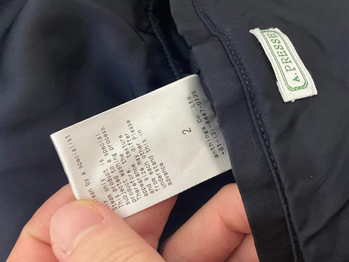 2)아프레쎄 코듀로이 스포츠자켓 네이비 상품이미지5