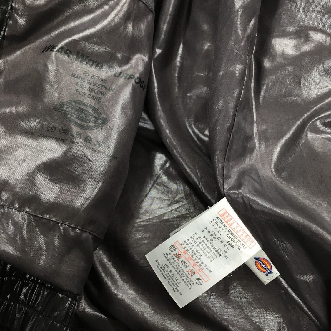 투티/0264 디키즈 1922 오리지널 패딩 y2k 글로시 올드스쿨 샤인 상품이미지5