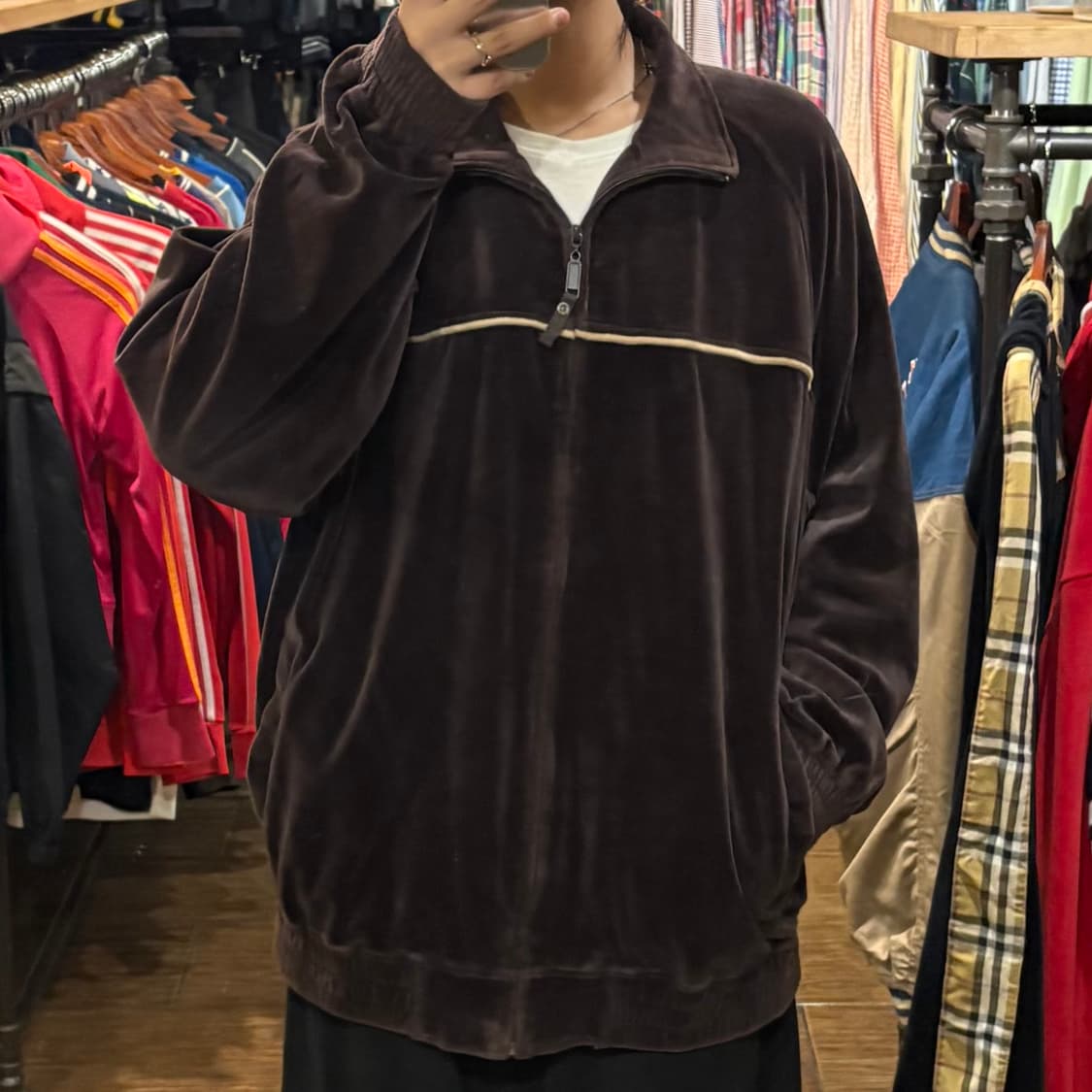 [HI] VTG 벨벳져지 브라운 상품이미지2