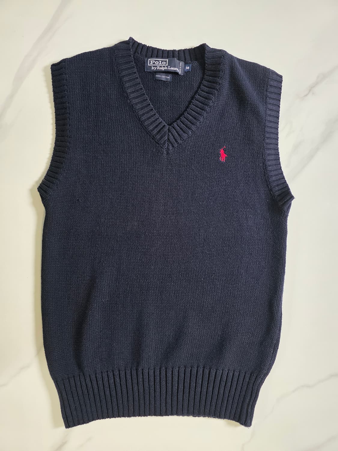 [Polo Ralph Lauren /네이비 니트 베스트] 상품이미지1