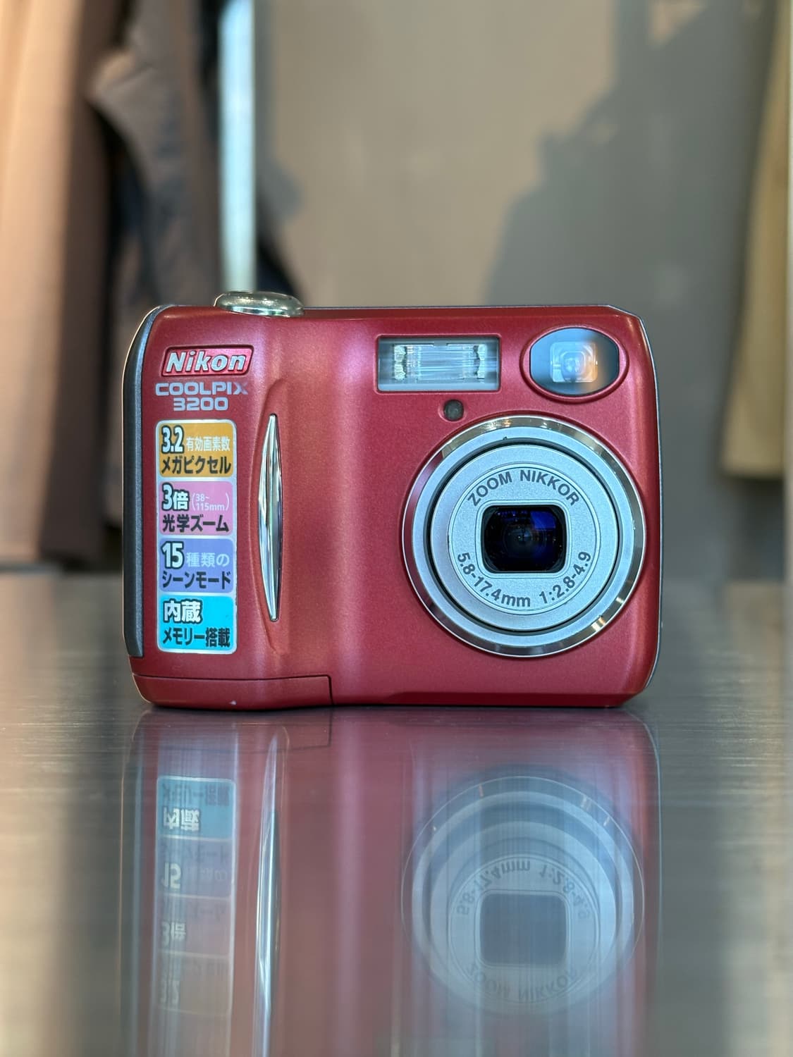 토마토/한글지원/날짜표시)니콘 쿨픽스 3200 레드 빈티지디카 상품이미지1