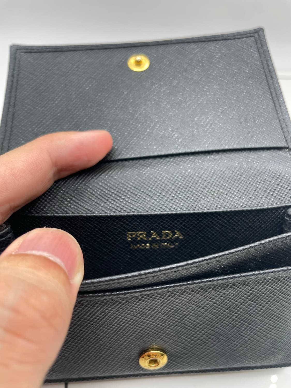 프라다 1MC122 메탈 로고 카드 케이스 지갑 상품이미지5