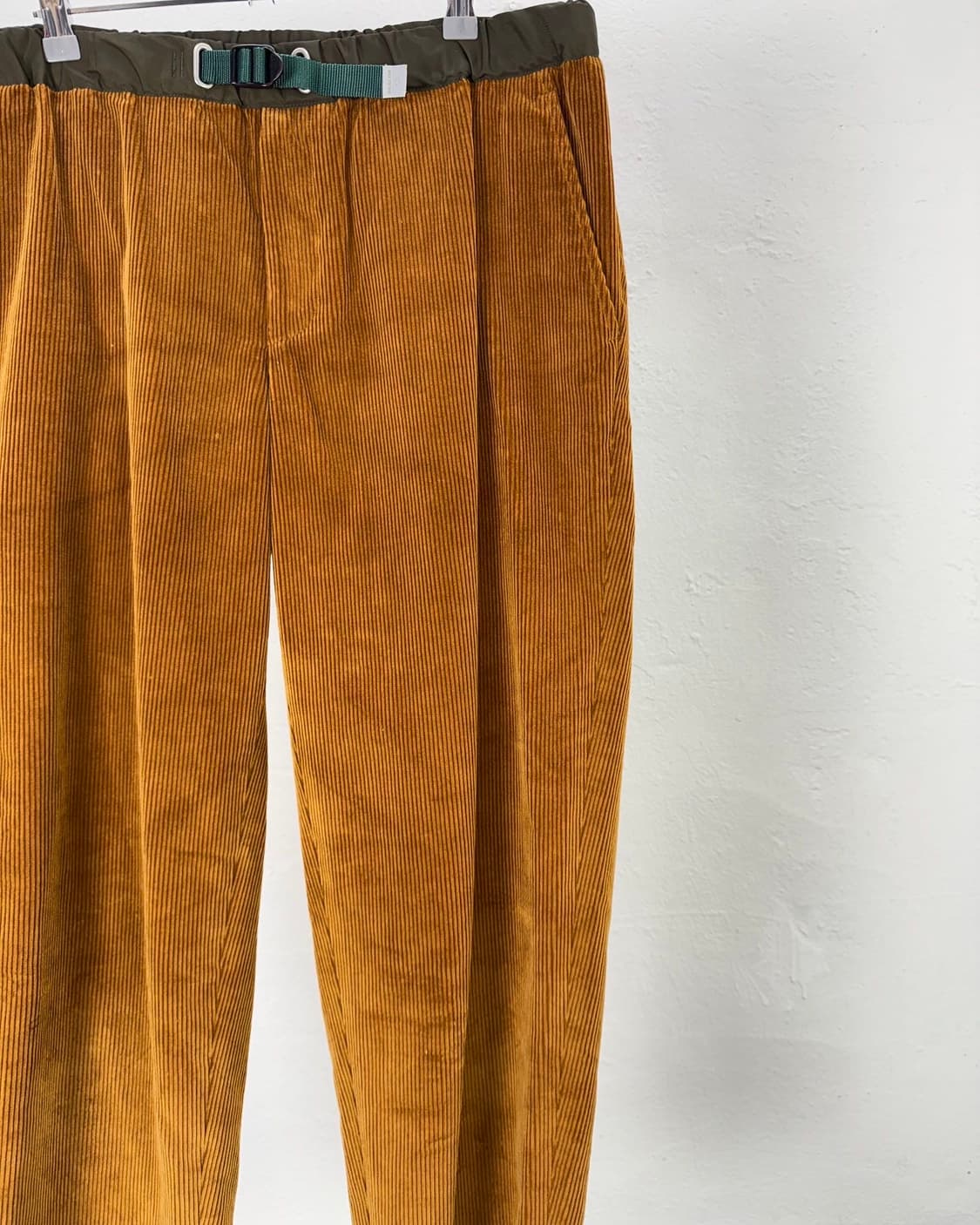 컬러 토바코 벨티드 코듀로이 골덴 팬츠 상품이미지3