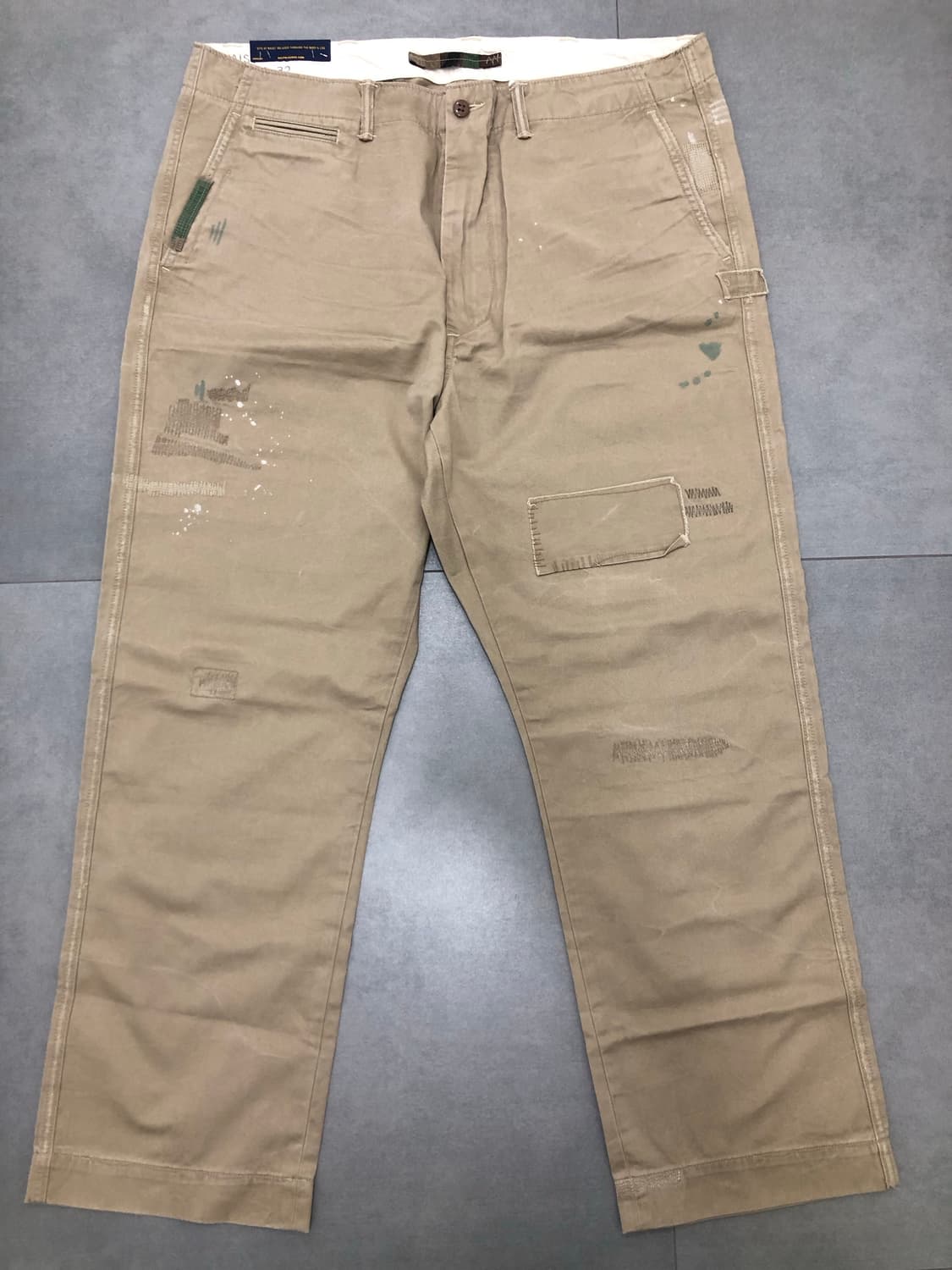 폴로 랄프로렌 디스트레스 리페어 밀리터리 카모 릴렉스핏 38 상품이미지1