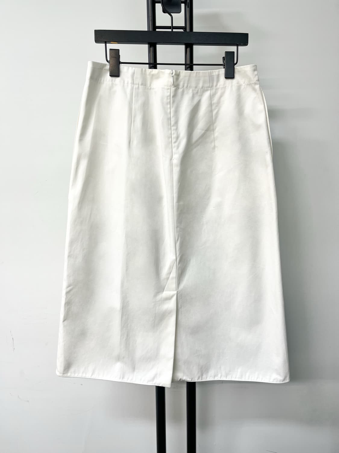 질샌더 화이트 코튼 스커트 상품이미지3