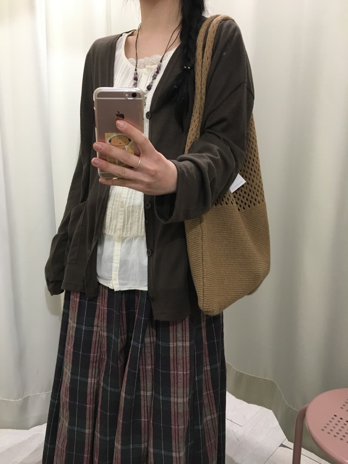 brown cardigan 상품이미지7